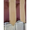 RLF Home Bengal Stripe Regal 3" Rod Pocket Lining Luxurious and Elegant Window Treatment Valance 50" x 17" Egg Plant - 3 of 4