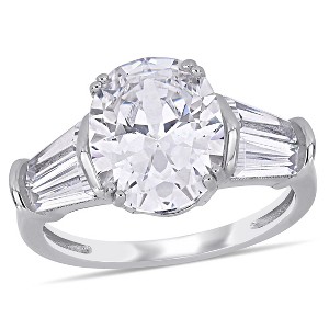 EVERLY JEWELRY | Sterling Silver 6 1/2 CT TGW Cubic Zirconia Fashion Ring - 1 of 4