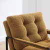 Art Leon Mid Century Modern Fabric Accent Chairs with Padded Armrest and Metal Frame - 4 of 4