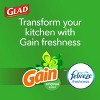 Glad Drawstring Gain Odor Shield Medium Trash Bags - 8 Gallon - 80ct - image 3 of 4