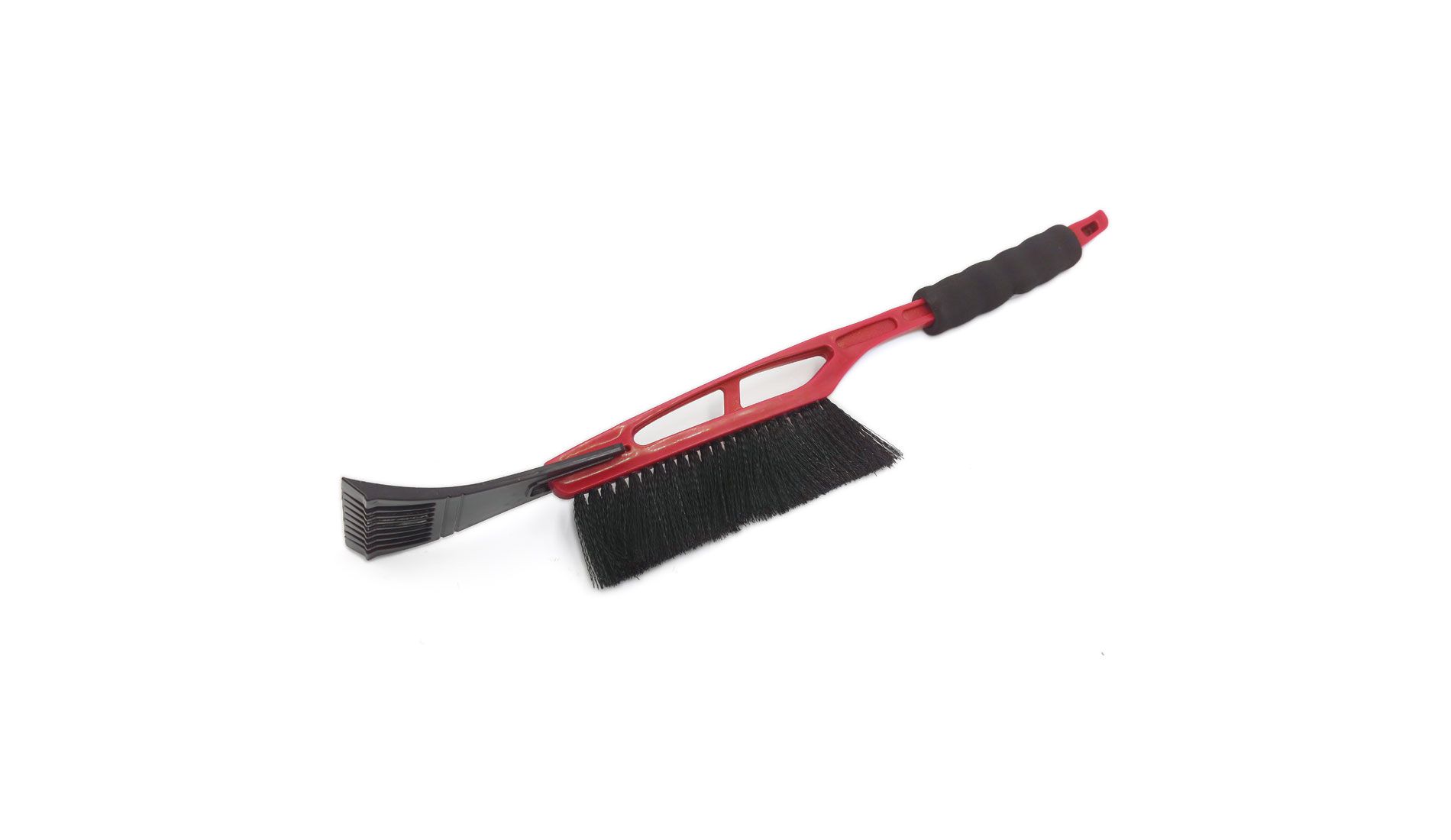 Unique Bargains 20" Car Vehicle Snow Brush Ice Scraper Snowbrush Shovel Removal Tool Ergonomic Grip Black Red