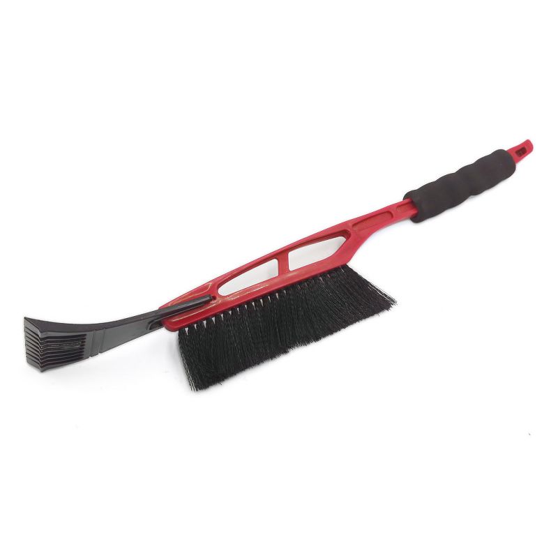 Unique Bargains 20" Car Vehicle Snow Brush Ice Scraper Snowbrush Shovel Removal Tool Black Red, 1 of 7