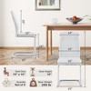 Dining Chairs Set of 4, Minimalist Modern Upholstered Chair with Metal Legs, Ideal for Home, Office, Kitchen, or Dining Room - 2 of 4