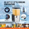 VEVOR Commercial Beverage Dispenser, 18 L Juice Dispenser, 300W 304 Stainless Steel Food Grade Drink Machine with 45°F-54°F Cooling Temperature - 4 of 4
