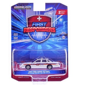 1994 Ford Crown Victoria "NYC EMS" White with Blue and Red "First Responders" Series 2 1/64 Diecast Model Car by Greenlight - 1 of 1