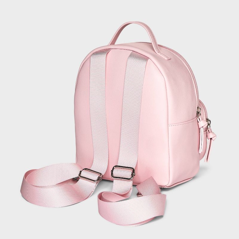 Girls&#39; Rhinestone 8.5&#34; Mini Backpack - art class&#8482; Pink, 2 of 5