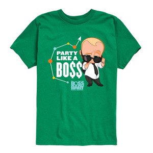 Boys' - Boss Baby - Party Like A Boss Short Sleeve Graphic T-Shirt - 1 of 4