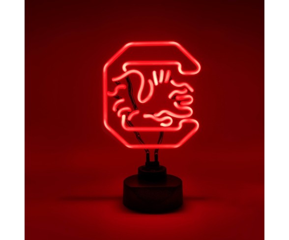 NCAA South Carolina Gamecocks Table Top Neon Logo Light