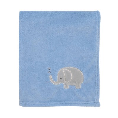 soft blue baby blanket