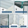 6x3x1ft Metal Raised Garden Bed with Cover, Insect Netting & 60% Shade ...