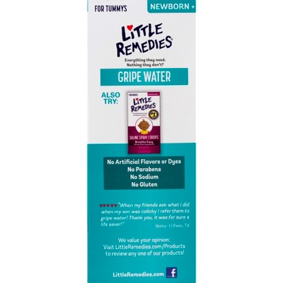 Little Remedies Gripe Water for Gas Colic or Hiccups - 4 fl oz
