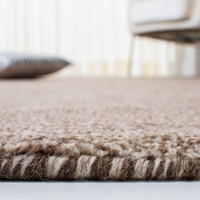 Brown Hand-Knotted Wool Runner Rug, 2'3" x 10'