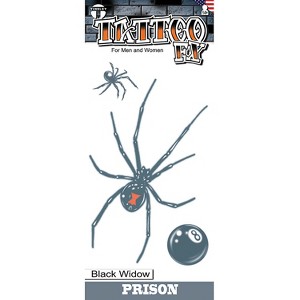 Halloween Multicolored Temporary Tattoo Sheet - 4" x 8" - 1 of 1