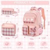 FATMOON School Backpacks for Girls - 18" Large Capacity Cute Backpack for Kids Teens,with Multiple Pockets,for Back to School and Travel - 3 of 4