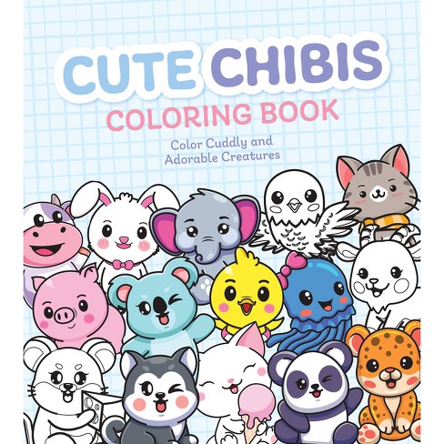 cute anime animals coloring pages