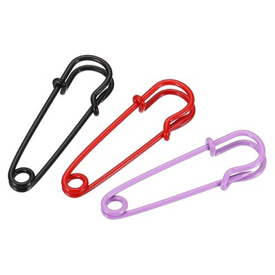 Unique Bargains Metal Blankets Crafts Brooch Making Home Sewing Large Safety Pins 12 Pcs