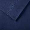 Elegant Solid Micro Fleece Sheet Set, All Season Bedding Sets, Cozy Home Textile fits Lux Bedroom Decor,Valentine's Day Gifts - 3 of 4