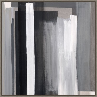 Amanti Art Between the Layers II by Sydney Edmunds Canvas Wall Art Print Framed 22 x 22-in.