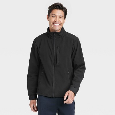 Men's Softshell Sherpa Jacket - All in Motion™ Size S Black