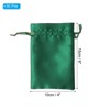 Unique Bargains Mini Smooth Soft Wedding Christmas Satin Favor Bags with Drawstring 50 Pcs - 2 of 4
