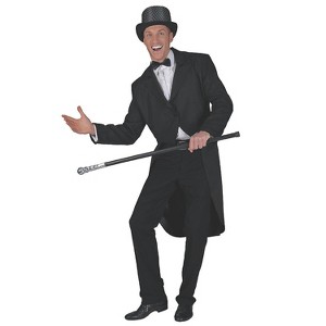 Men's Black Tailcoat Costume - Standard - 1 of 1