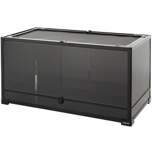 REPTI ZOO 50 Gallon Black Reptile Terrarium - 1 of 4