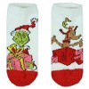 Dr. Seuss Women's How The Grinch Stole Christmas 3 Pair No-Show Socks in Collectible Book Box (OSFM) Multicolored - 4 of 4