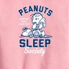 Boys' - Peanuts - Peanuts Sleep Society Graphic Long Sleeve Fleece Sweatshirt - 2 of 4