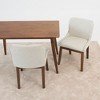 NicBex Mid Century Wood Dining Chairs Set of 2 with Upholstered Cushion Back,Stylish Accent Chairs for Dining Room,Kitchen,Office - 4 of 4