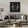Stupell Industries Spooky Skeletons Cheers Floating Frame Canvas Art - 3 of 4