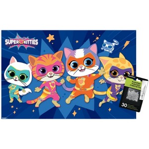 Trends International Disney Jr. SuperKitties (2023) - Heroes Unframed Wall Poster Prints - 1 of 4