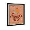 15" x 21" Moon Astral Butterfly Framed Wall Art Print Pink - Wynwood Studio: Modern Style, Digital Art, Black Frame, Vertical Layout - 2 of 4