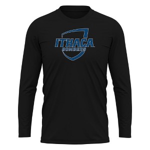 Men's Ithaca College Adult Sport Long Sleeve Shirt Primary Logo - 1 of 4