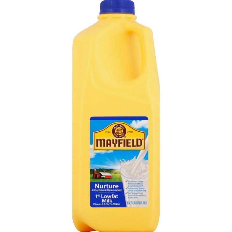 Mayfield 1% Milk - 0.5gal, 1 of 5