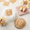 Juvale 200 Bulk Pack Kraft Paper Jewelry Display Cards for Necklaces, Studs, Spelling, Earring Display Cards with Pre-Cut Hole 2 x 2 In - 2 of 4