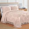 Collections Etc Lotus Chenille Bedspread - 2 of 3