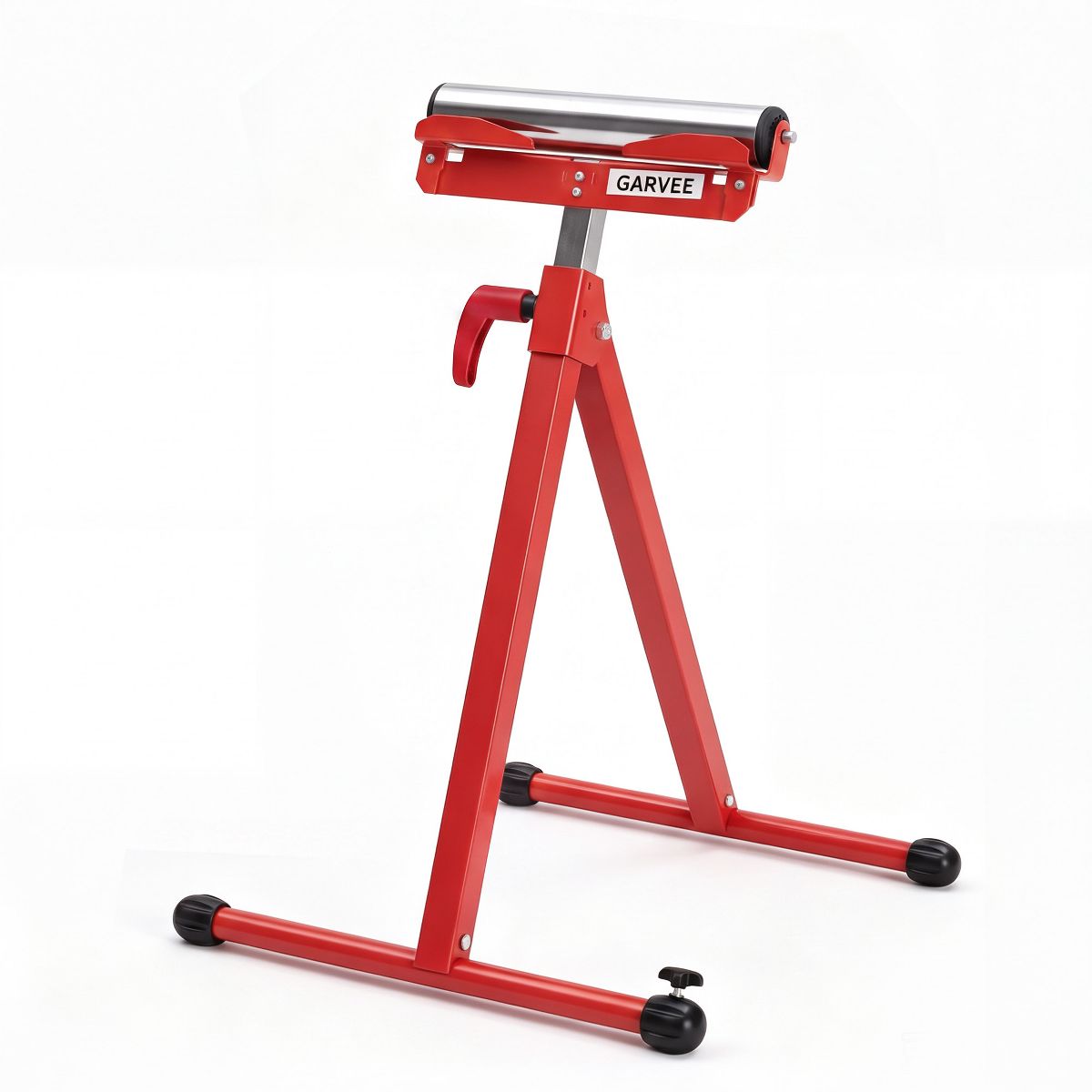 Folding Roller Stand, Heavy Duty 250 LBS Capacity Table Saw Outfeed Support, 27"-43" Adjustable Height for Woodworking & Metalworking, 1/2 Pack - thumbnail 9