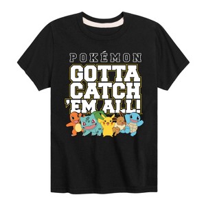 Boys' - Pokémon - Gotta Catch 'Em All Short Sleeve Graphic T-Shirt - 1 of 4