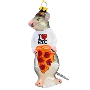 Cody Foster 5.5 Inch Nyc Rat Christmas Tree Ornament , Rodent