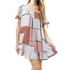 Women's Folklore Tassel Mini Swing Dress - KORI - 2 of 3