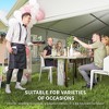 23' x 39' Heavy Duty Party Tent & Carport with Removable Sidewalls and Double Doors, Large Canopy Tent, Sun Shade Shelter, for Parties, Wedding - 4 of 4