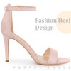 Perphy Women's Ankle Straps Open-Toe Stiletto High Heels - 4 of 4