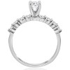 Pompeii3 1 ct TDW Round Diamond Engagement Ring 14k White Gold - 3 of 4