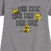 - Peanuts - Hee Hee Woodstock Graphic Short Sleeve Fleece Dress - 2 of 4