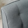 PAGED Mid-Century Modern Armchair Tufted Fabric Accent Chair with Solid Wood Legs for Living Room, Bedroom - 3 of 4