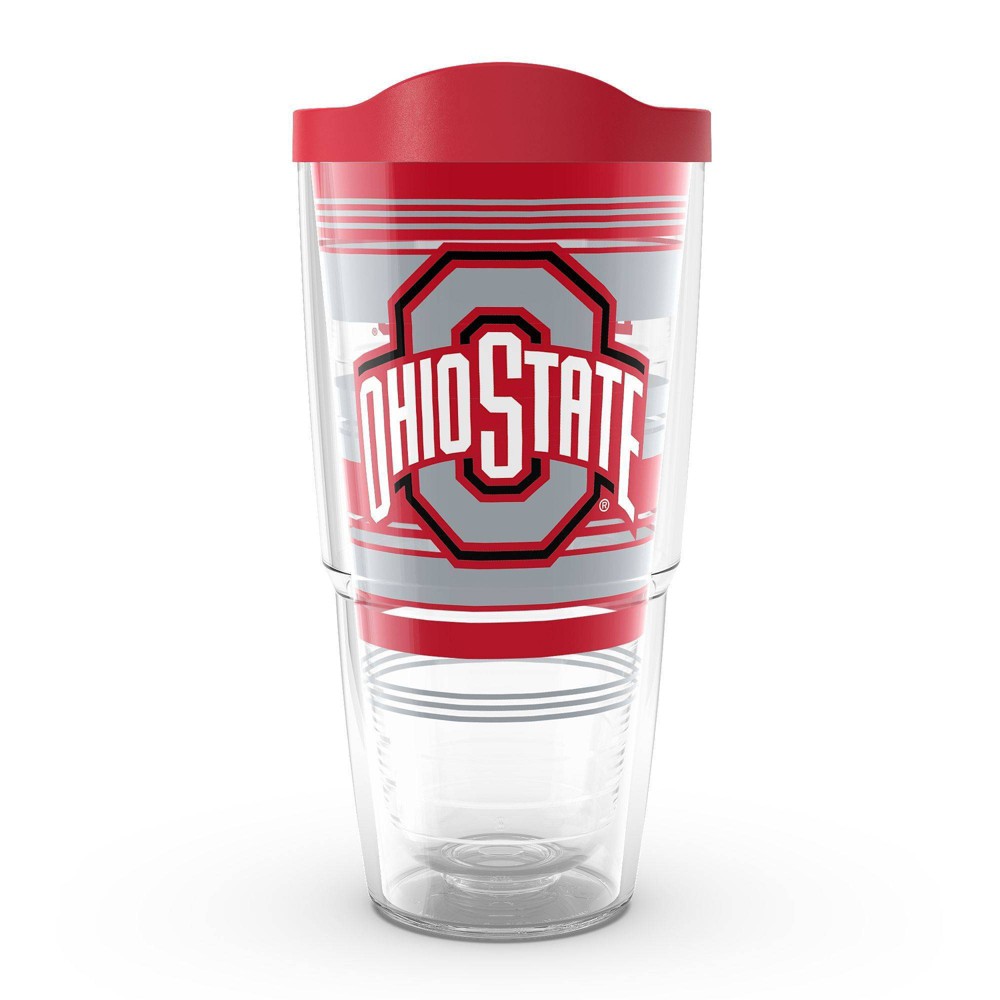 NCAA Ohio State Buckeyes 24oz Hype Stripes Classic Tumbler