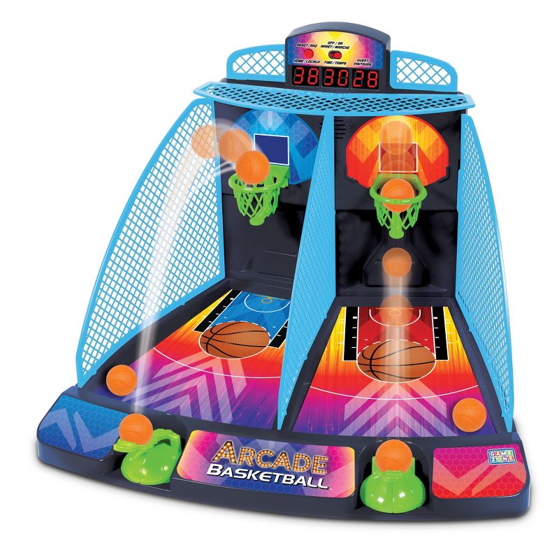 Game Zone Arcade Basketball Interactive Tabletop Multiplayer Game for Children ages 6 and older, 1 of 7