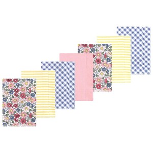 Luvable Friends Hudson Baby Flannel Burp Cloths 7pk Set - 1 of 2