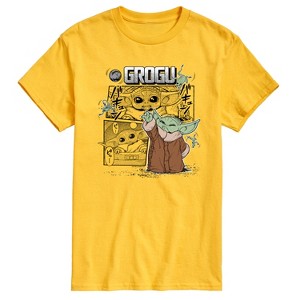 Men's - Star Wars - The Mandalorian Grogu Comic Short Sleeve Graphic T-Shirt - 1 of 4