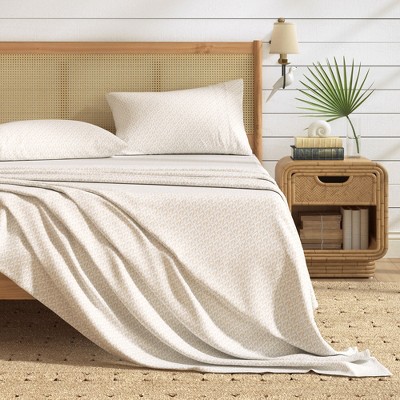 Patina Vie Brushed Microfiber Charming Coastal Sheet Set